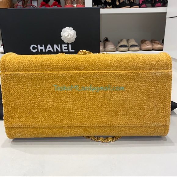 🚫SOLD‼️CHANEL Deauville Large Tote (gold) - Picture 5 of 6